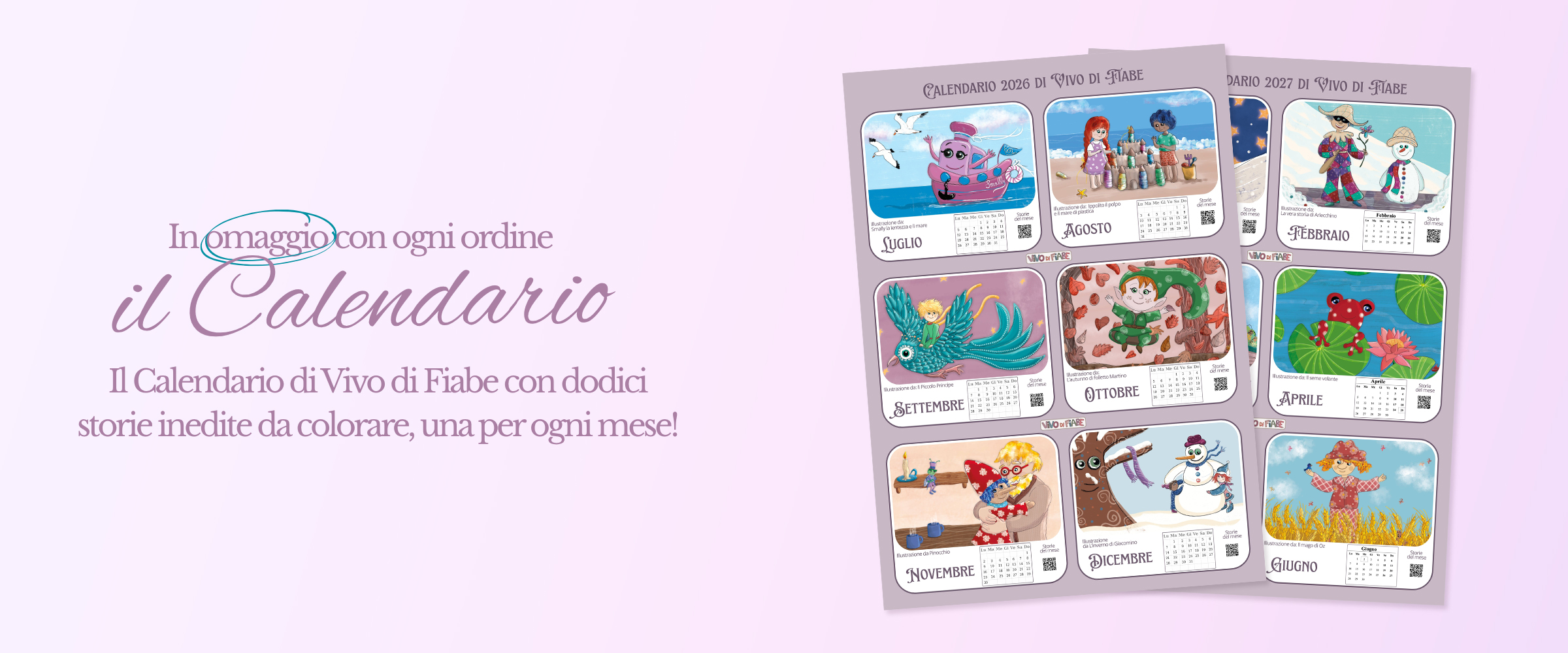 Desktop calendario in omaggio