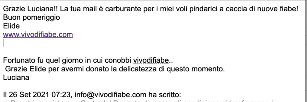 Recensione Vivo di Fiabe